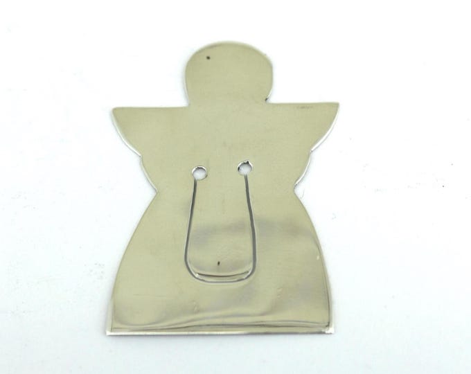 Vintage Angel Bookmark 925 Sterling  Silver OT 090