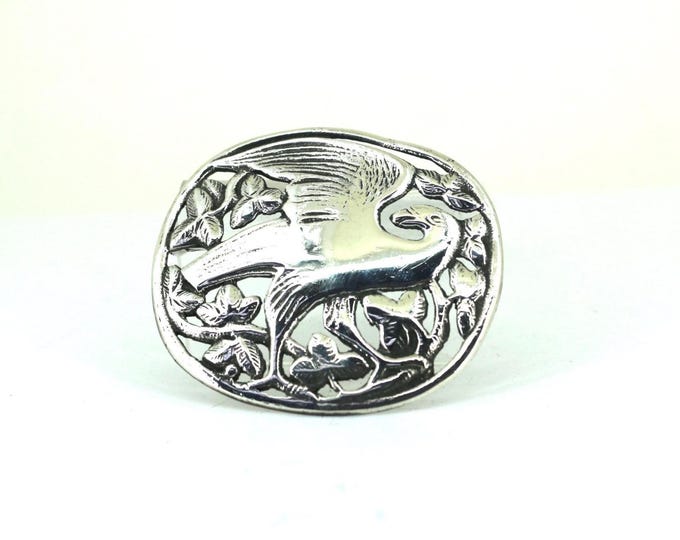 Vintage Kristian Mohl-Hansen Georg Jensen Style  Peace Dove Bird Design Pin/Brooch 925 Sterling BB 1724