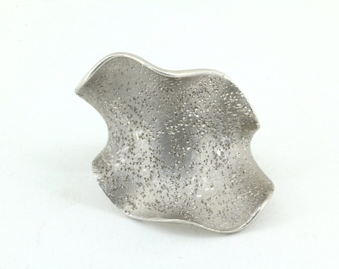 Vintage Size 10 JCM Italy Funky Statement  Ring 925 Sterling RG 3797