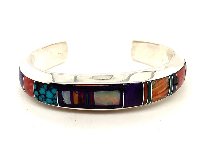 Vintage Bracelet | Seven Stones Design Bracelet | Beautiful Bracelet | Bangle Design Bracelet | Sterling 925 Silver Bracelet | BR 747B