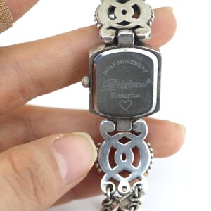Vintage Brighton Rosarita Watch Silver Plated OT 015 image 6