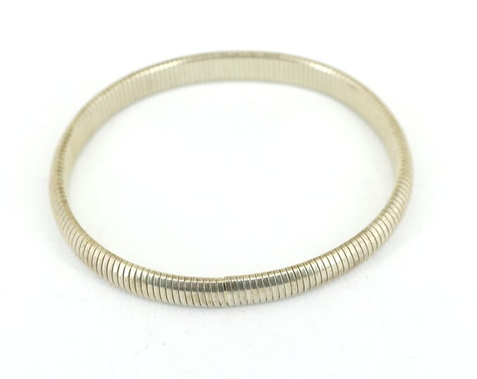 Vintage 7 In Snake Signed GC Bracelet Sterling  925  Silver  BR 1912