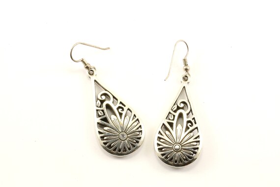 Vintage Beautiful Scroll Crystal Statement Design… - image 2