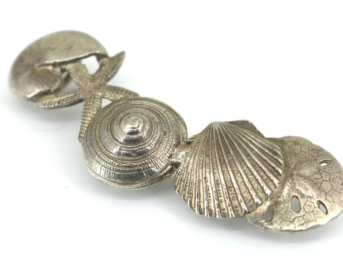 Vintage Starfish Shell Nereus Design Sterling 925 Silver Pendant PD 2470