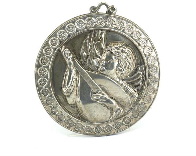 Vintage 1993 Gorham Sterling Silver Angel Ornament: Archive Collection PD 2431