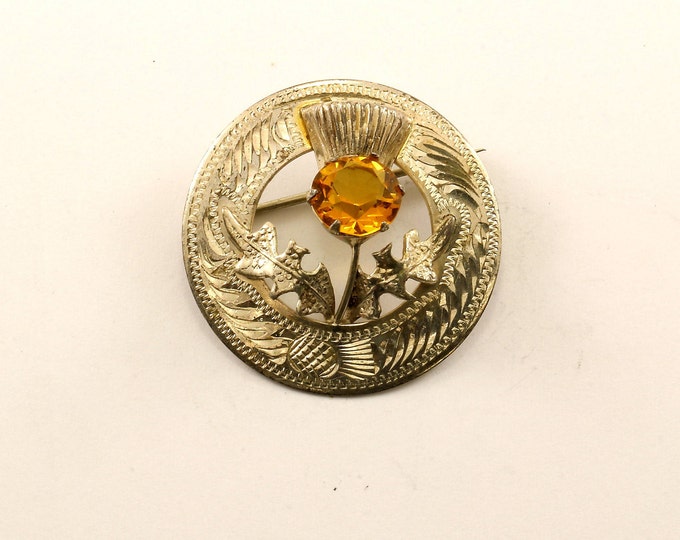 Vintage Flowers Floral Design Pin/Brooch 925 Sterling BB 799-E