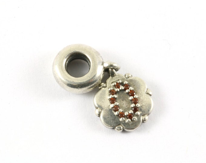 Authentic Pandora Special Numbers 0 #790550 Charm Sterling 925 CH 357-E
