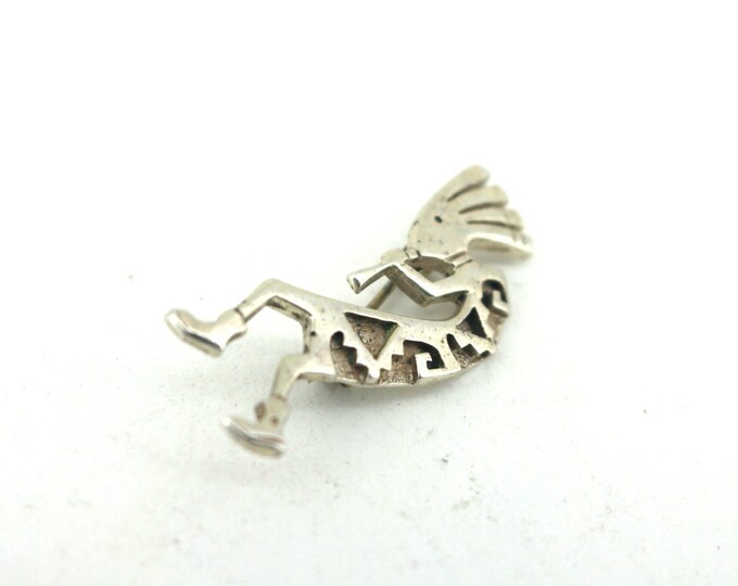 Vintage Kokopelli God Of Sex Navajo Pin/Brooch | Silver 925 Sterling Brooch | BB 645