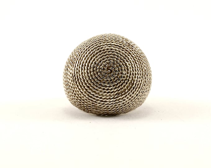 Vintage Round Twisted Design Ring 925 Sterling RG 3552