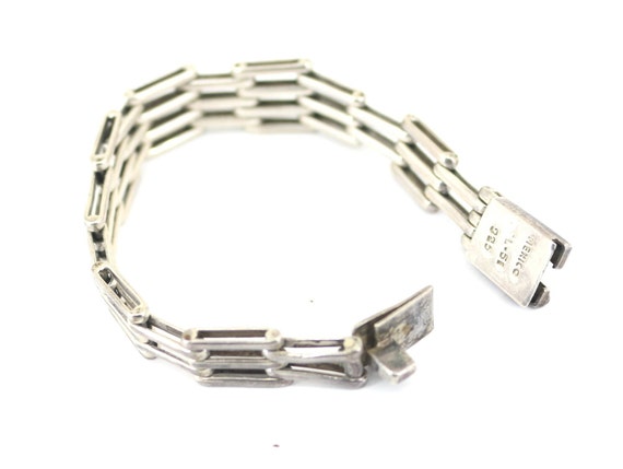 Vintage Mexico TL-51 Chain Design Bracelet 925 Sterling
