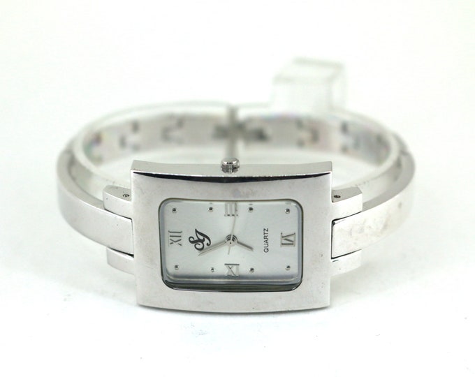 Sg Swiss Movement Water Resistant Quartz Watch 925 Sterling Silver OT 176