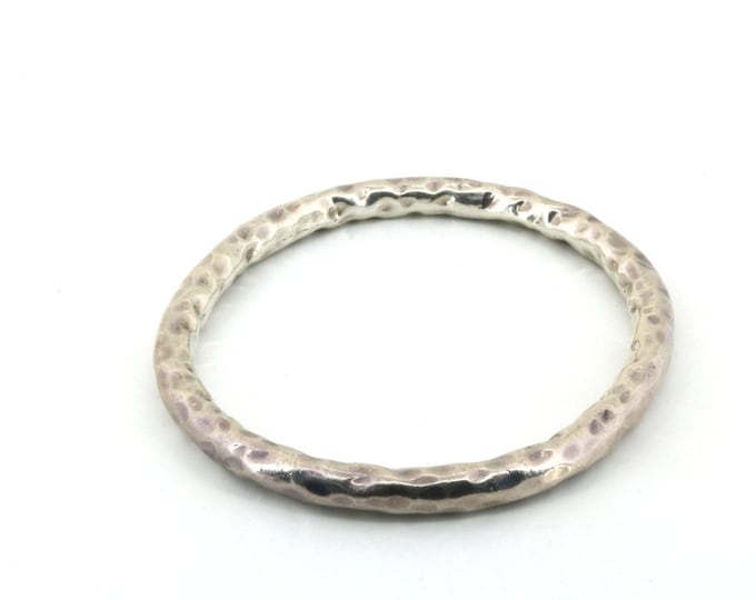 Vintage Braided  Bangle Bracelet I  925 Sterling Br 758