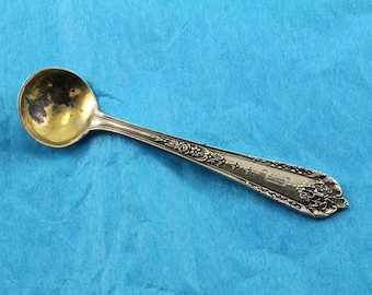 Vintage Small Souvenir Salt Spoon FW 2-E