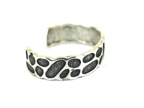 Vintage Cellular Inspired Pattern  925 Sterling S… - image 3