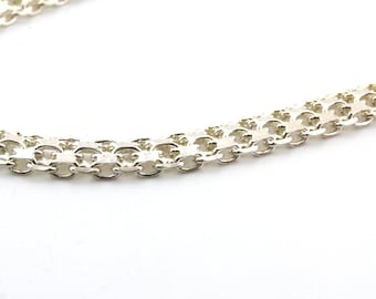 Vintage 17 Inch Bismark Chain Sterling Silver NC 1159
