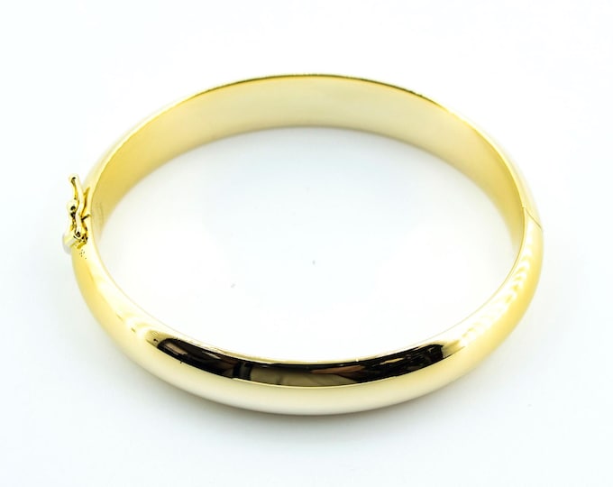 Authentic Tiffany And Co 18k Yellow Gold Classic Elegant Germany Made Vintage Bangle Bracelet GBR 18G