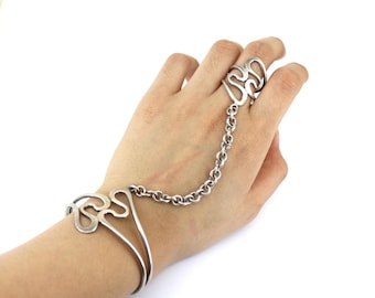 Vintage Mexico Thin Belt Buckle Bangle Bracelet 925 Sterling