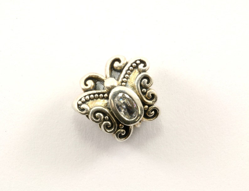 Vintage Beautiful Butterfly Bead Charm Sterling 925 CH 66