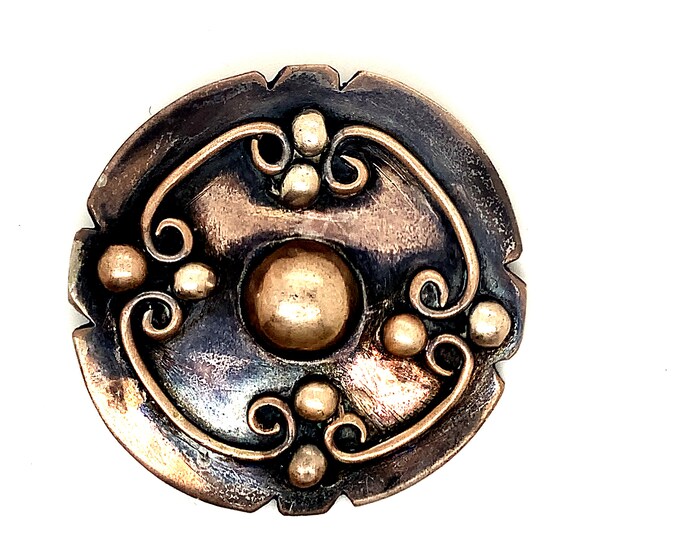 Vintage Floral Brooch | Silver 925 Sterling Brooch | BB 2176V