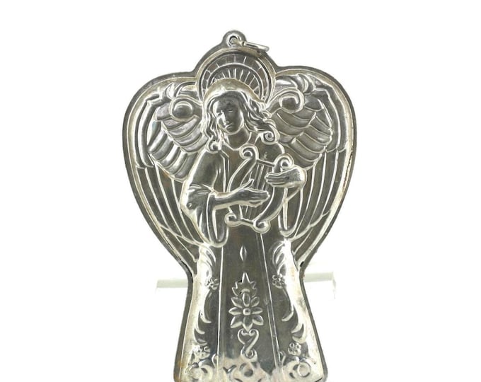 Vintage 1992 Towle  2nd Edition Little Angel Christmas Ornament 925 Sterling Silver PD 2512