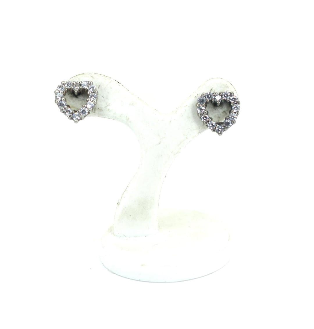 出回り少】 RILY Original HeartEarring Silver Real 925 Sterling