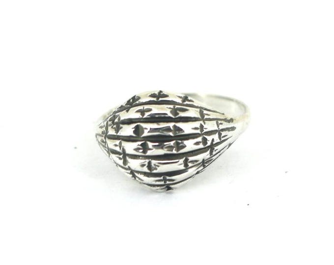Vintage Gorgeous Puffy Design Ring 925 Sterling Silver RG 4722