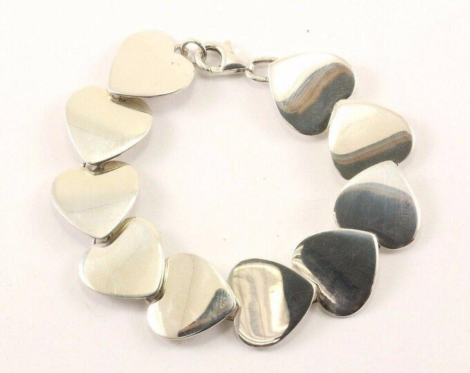 Vintage Hearts Chain Bracelet Br 2225(123720997145)