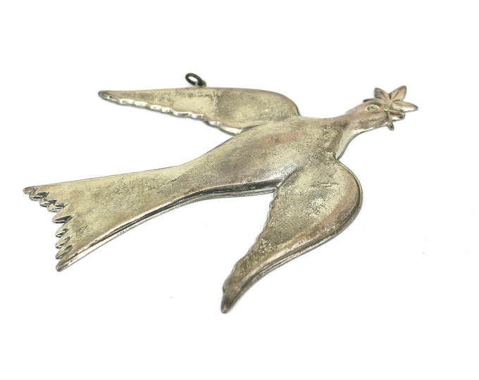 Vintage 1972 Gorham American Heritage Mount Vernon Dove Christmas Tree Ornament 925 Sterling Silver PD 2833