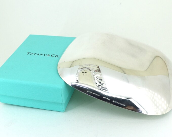 Vintage Tiffany & Co Square Nut Dish Sterling Silver FW 151