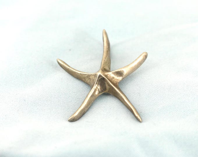 Vintage Starfish Pendant 925 Sterling Silver PD 2332