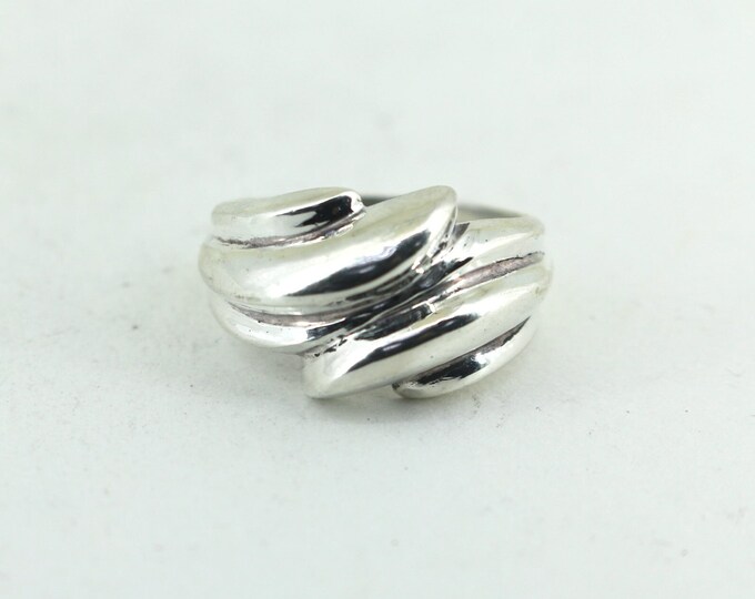 Vintage Size 5.75 Dome Ring 925 Sterling Rg 3315