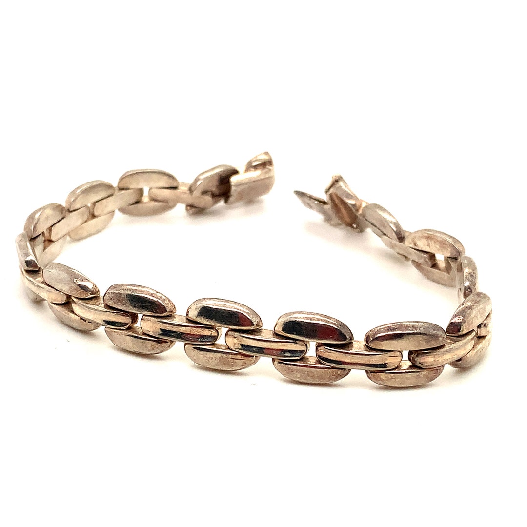 Vintage Bracelet Chain Design Bracelet Italy Design Etsy