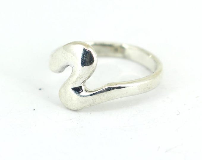 Vintage Size 6.5 Abstract Direction Arrows Design Statement Ring 925 Sterling Silver  RG 4729