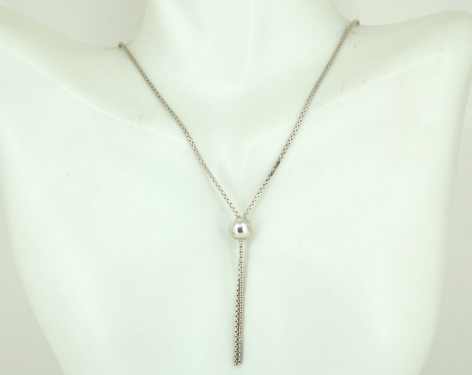 Vintage Silpada Strand Snake Chain  Necklace 925 Sterling NC 1949