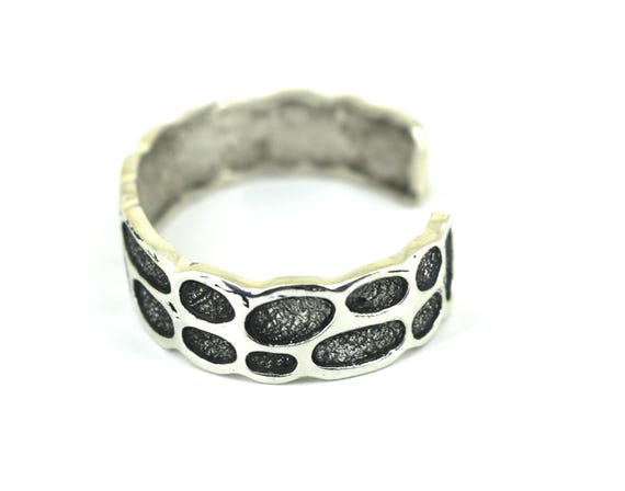 Vintage Cellular Inspired Pattern  925 Sterling S… - image 4