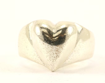 Vintage Heart Ring 925 Sterling Silver RG 2332