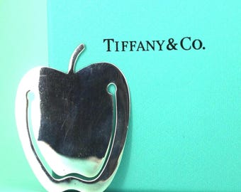 Tiffany & Co. Apple Bookmark | Vintage Sterling Silver Ot 123v - Etsy