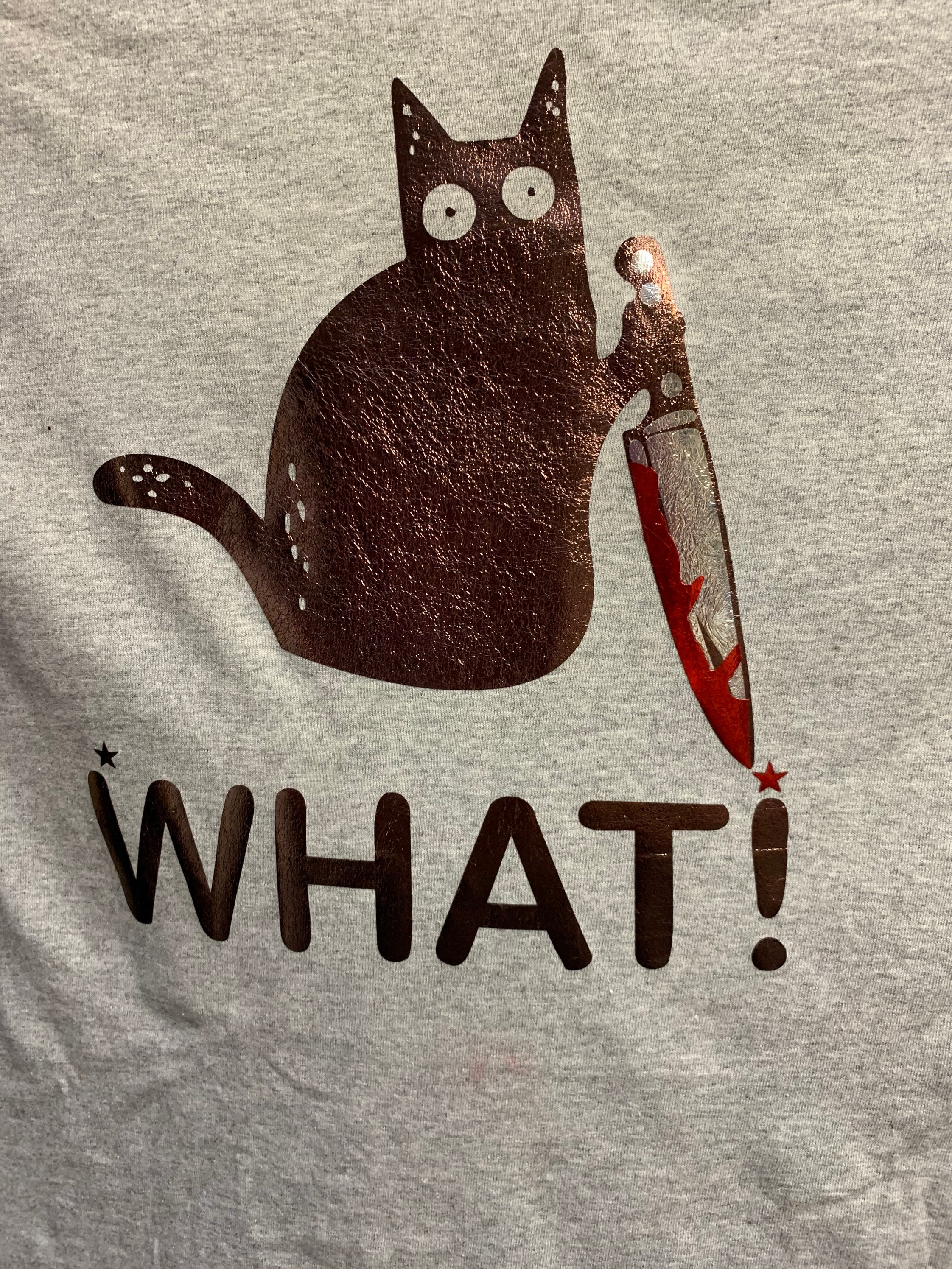 Murder Cat T-shirt for Adults. Kilden 