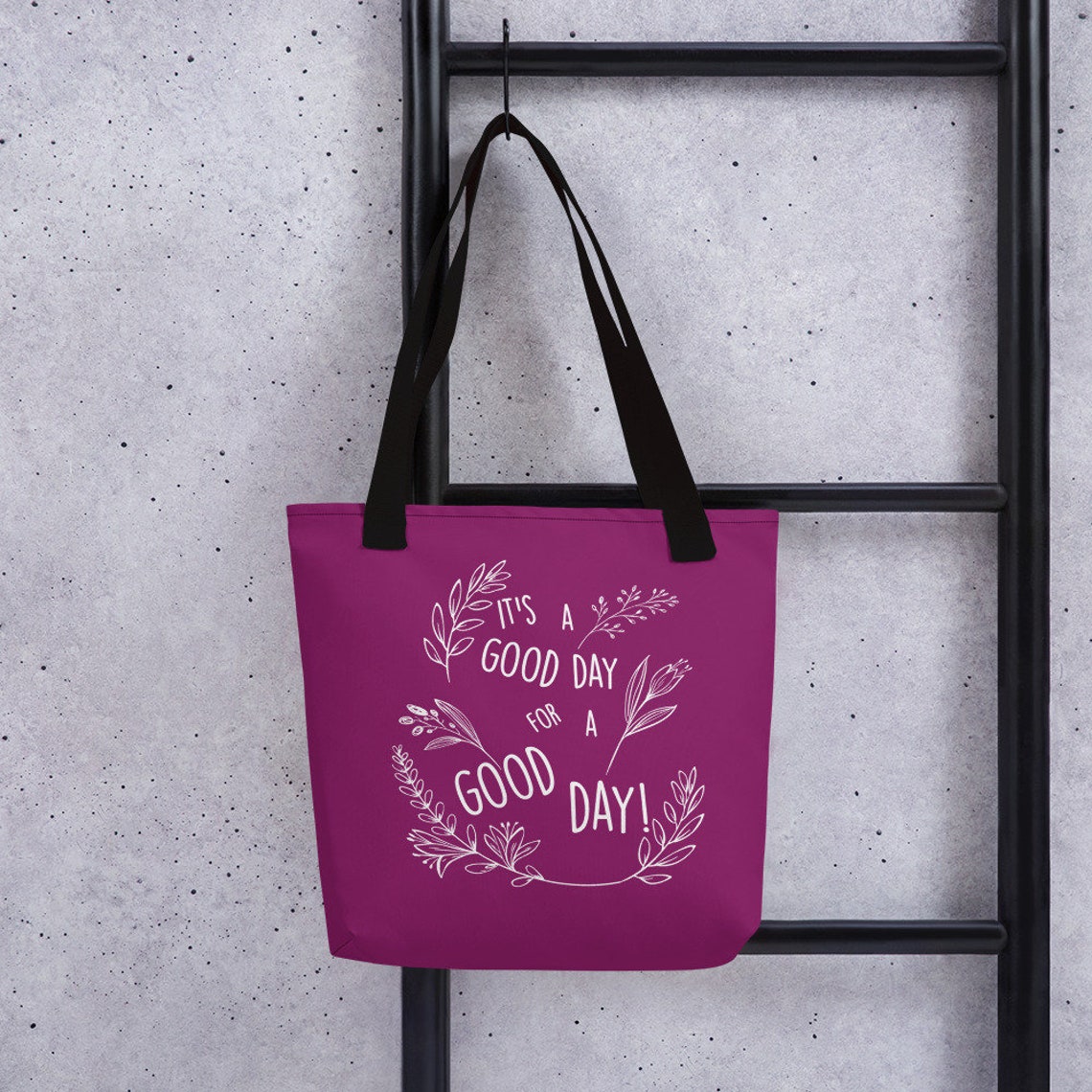 It's a good day for a good day Tote bag floral tote Etsy