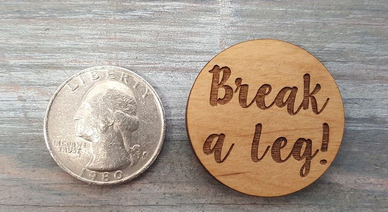 Break A Leg coins set of 20, cast gift, break a leg cast gift, cast gift, director gift, actor gift, stage manager gift image 3