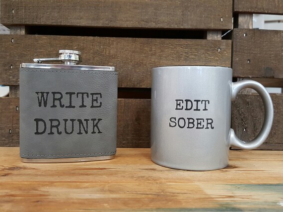 flask and mug set