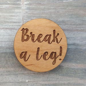 Break A Leg coins set of 20, cast gift, break a leg cast gift, cast gift, director gift, actor gift, stage manager gift image 1