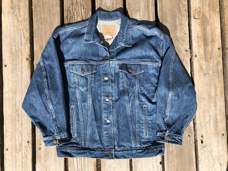 levis white jean jacket