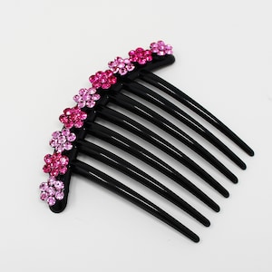 Molans new vintage hair comb,crystal rhinestone flower hair clip,bridesmaid gift