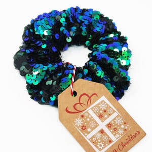 Yurosiay Lustrini elastici per capelli colorati sirena scintillanti scrunchies moda coda di cavallo titolare accessorio per capelli per ragazze viola Yurosiay Lustrini elastici per capelli colorati sirena scintillanti scrunchies moda coda di cavallo titolare accessorio per capelli per ragazze viola