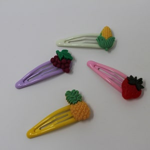 Fruit Colorful Hairpins.Hair Clip.For Children. image 1