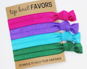 Bold Hair Tie Set, Hair Ties, Elastic Hair Ties, Elastic Wrist Bands, Elastic Bracelets