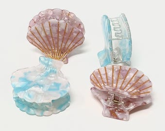 Spinka do włosów z muszli, kreatywne akcesoria do włosów dla kobiet, spinka do włosów z muszli żółwia, spinki do kucyka, spinka do włosów