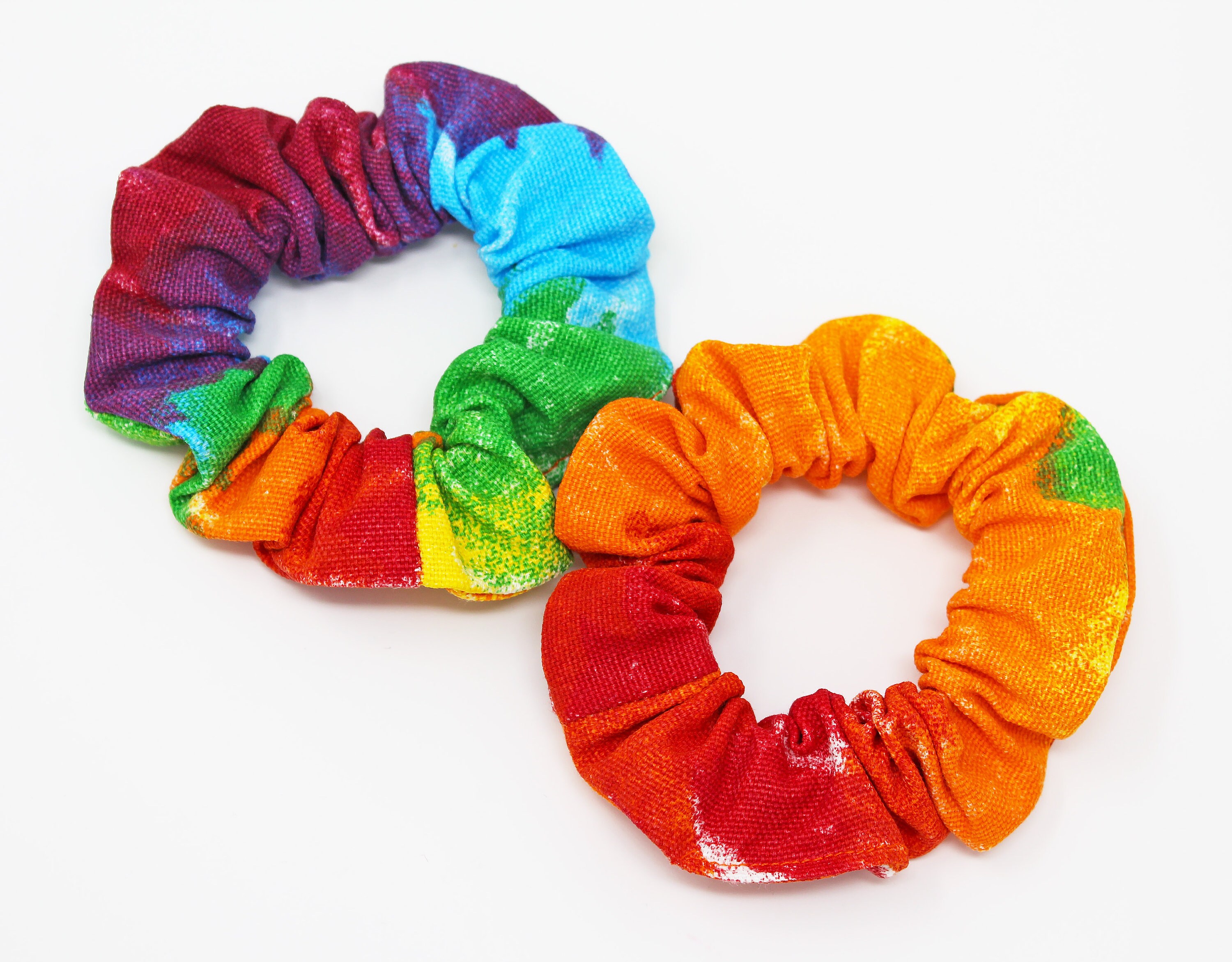 ヘアアクセサリー Hunza G SS24 Orange fabric scrunchie (SCRUNCHIE ORANGE) Hunza G Original Crinkle™ Scrunchie in Peach | Space NK
