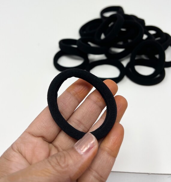 Mini Rubber Bands black Elastic Hair Bands Soft Hair Elastics Ties Bands  for Office Supplies School